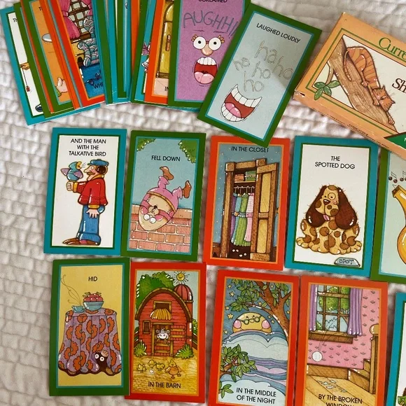 VINTAGE 1982 CURRENT INC SHUFFLERS COLOR CODED EDUCATIONAL CARDS - Picture 2 of 6